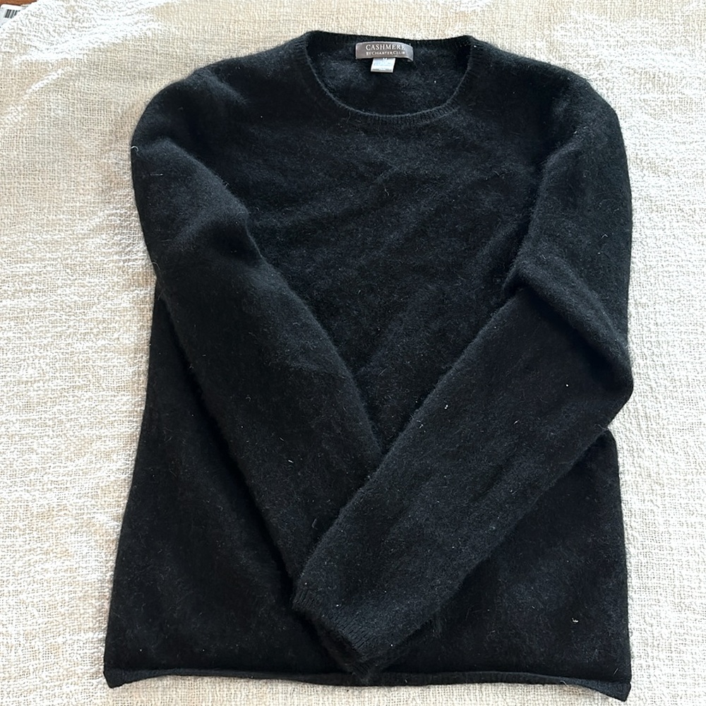 Black Cashmere Sweater